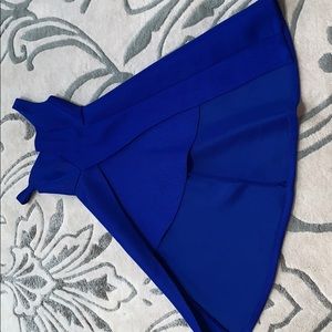 Navy blue prom dress